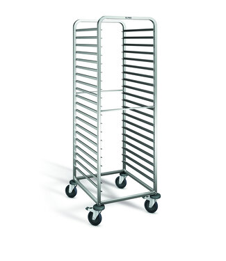 EDYSTAR Carrello a ripiani Gastro-Norm 662 x 733 x 1800 mm
