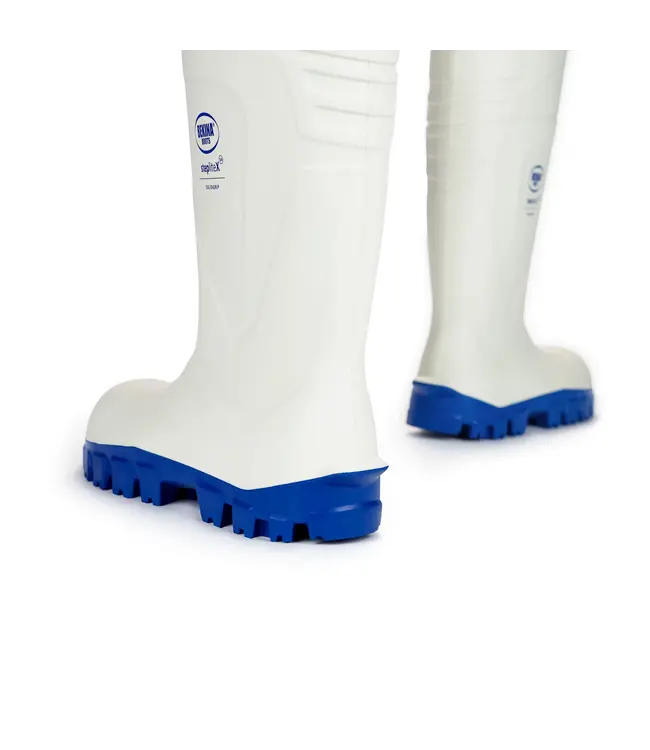 PU-Stiefel Bekina StepliteX SolidGrip, Stahlkappe (S4), weiss
