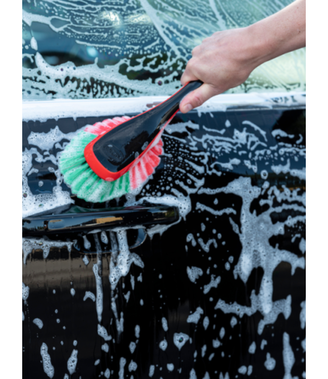 Vikan Brosse à main Large, Multi-Usages, 345 mm, Souple, Noir