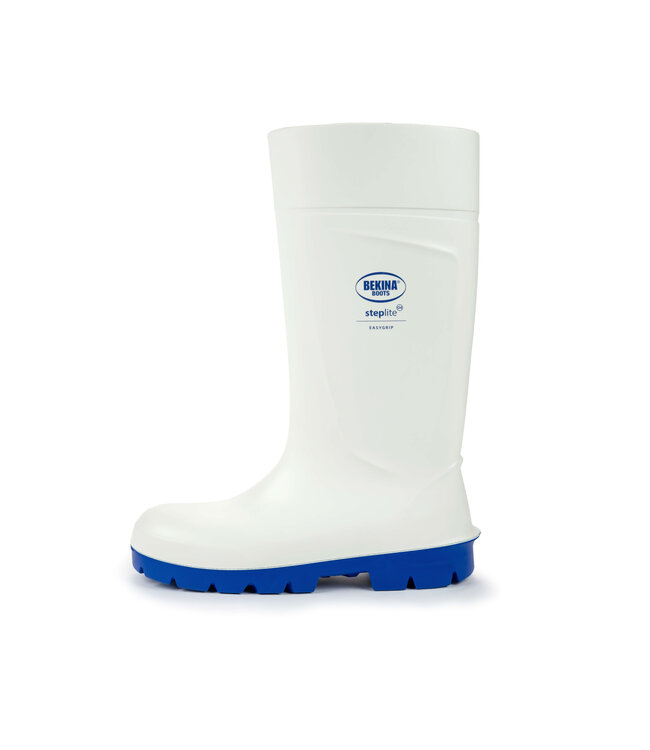 PU-Stiefel Bekina Steplite EasyGrip, Stahlkappe (S4), weiß