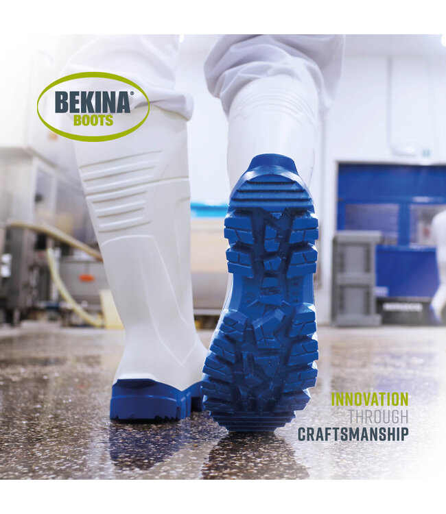 PU-Bottes Bekina StepliteX SolidGrip, emout en acier (S4), blanc