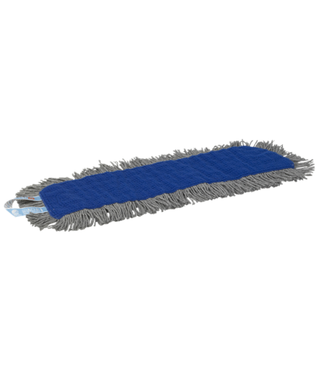 Vikan Damp 43 Mop, Hook and loop, 40 cm, Bleu (Paquet de 5 pièces)