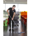 Vikan Damp 43 Mikrofaser-Mopp, Klettbezug, 40 cm, Blau (Pack à 5 Stück)