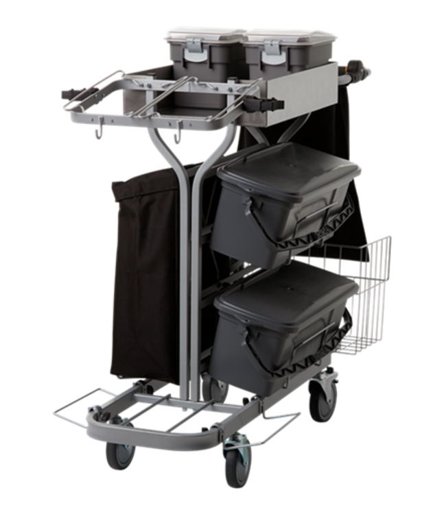 Vikan Carrello per la pulizia Compact Plus , 40 cm, Grigio