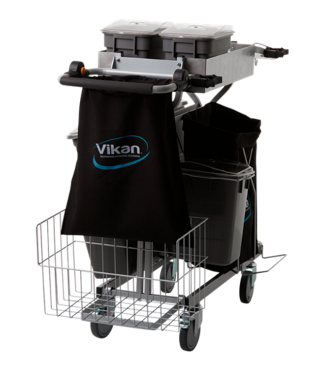 Vikan Carrello per la pulizia Compact Plus, 60 cm, Grigio