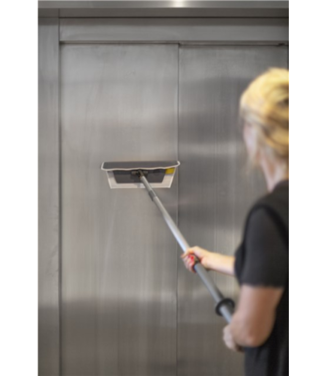 Vikan Easyshine Kit with Flexible Mop Frame, Grigio