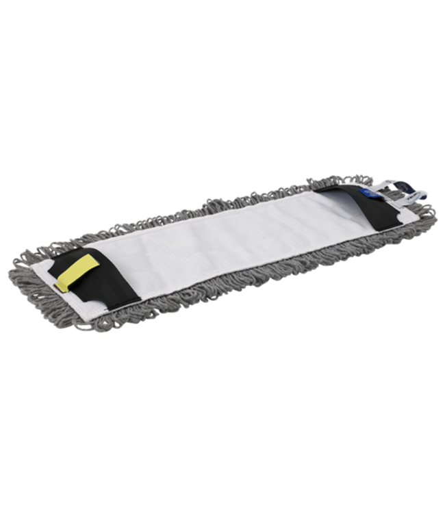 Vikan Wet Scrub Mop, Poches, 40 cm, Grise (Paquet de 5 pièces)