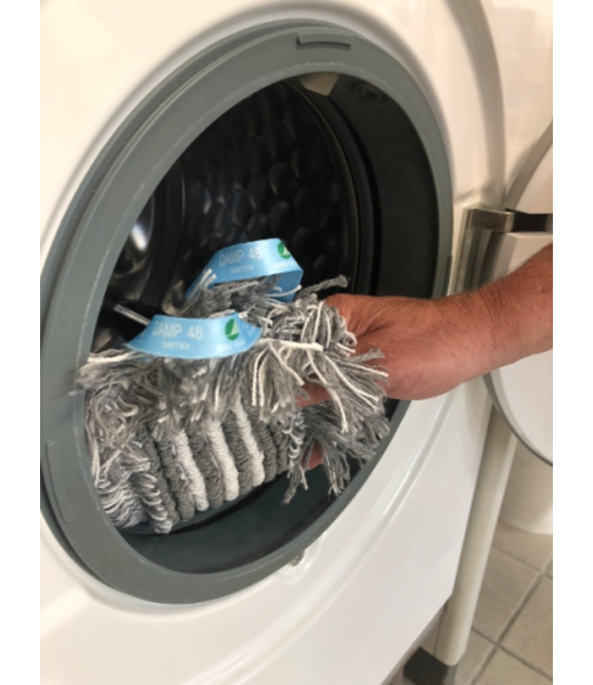 Vikan Damp 48 Heavy Duty Mop, Gancio e anello, 60 cm, Grigio (Confezione da 5 pezzi)