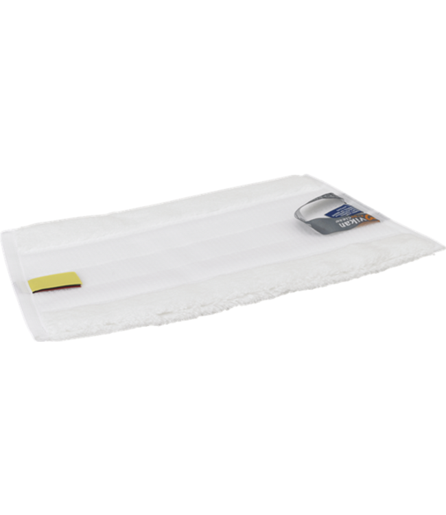 Vikan Mop tables/tableaux, Hook and loop,25 cm, Blanc (Paquet de 5 pièces)