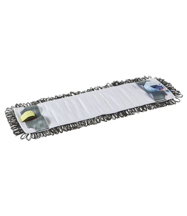 Vikan Damp 42 Dark Mop, Poches, 40 cm, Grise (Paquet de 5 pièces)