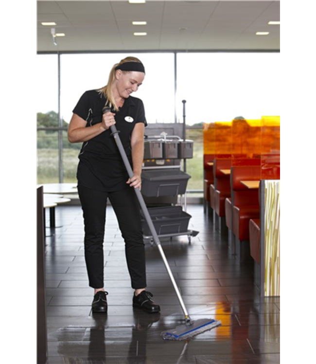 Vikan Damp 43 Mop, Pocket, 40 cm, Grigio (Confezione da 5 pezzi)