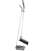 Vikan Pelle à poussière metal à long manche avec pelle, 900 mm, Grise