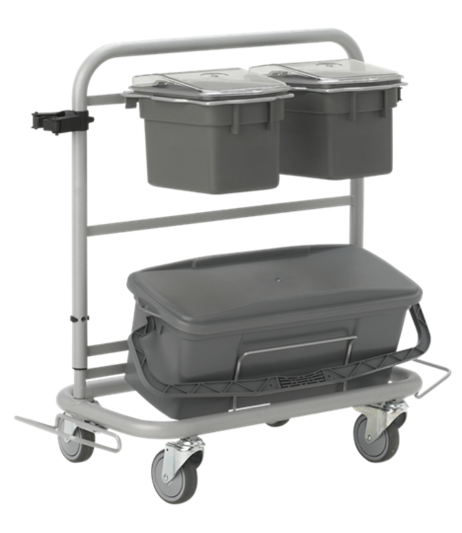 Vikan Supporto per Contenitore per salviette/accessori, Grigio