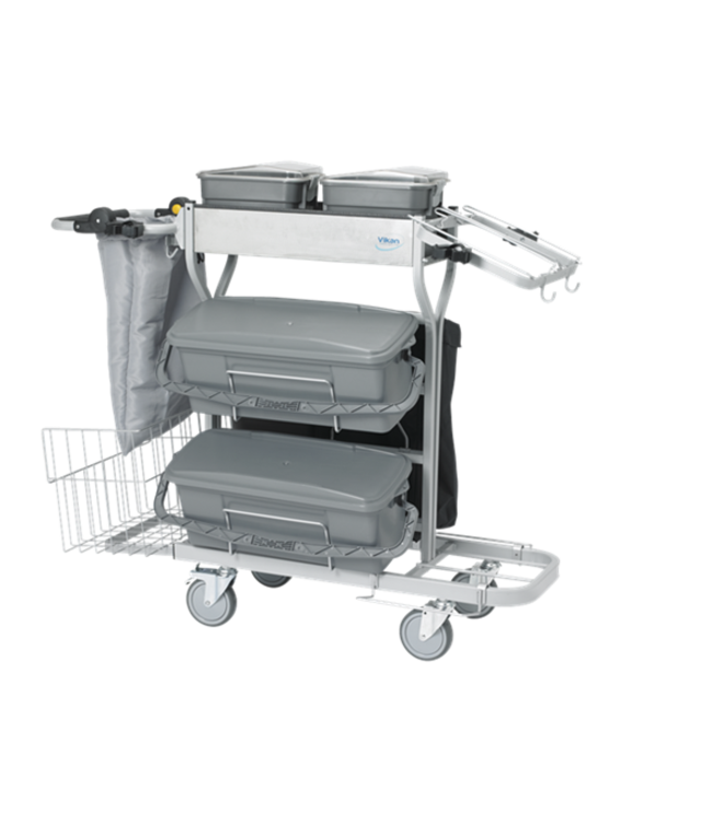 Vikan Drahtkorb für Aufbewahrung, 550 x 360 x 370 mm, Grau