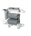 Vikan Panier de rangement en fil métallique, 550 x 360 x 370 mm, Gris