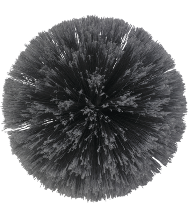 Vikan Abstauber mit Teleskopstiel, 1070 - 1730 mm, Ø190 mm, Weich/gesplisst, Grau