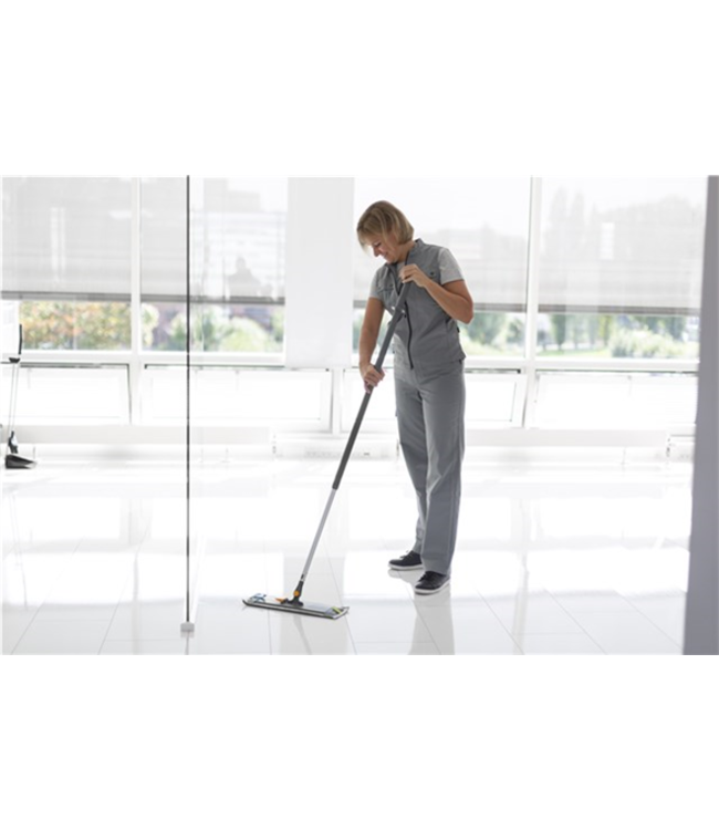 Vikan Supporto per mop, con tasche, Pocket, 40 cm, Grigio