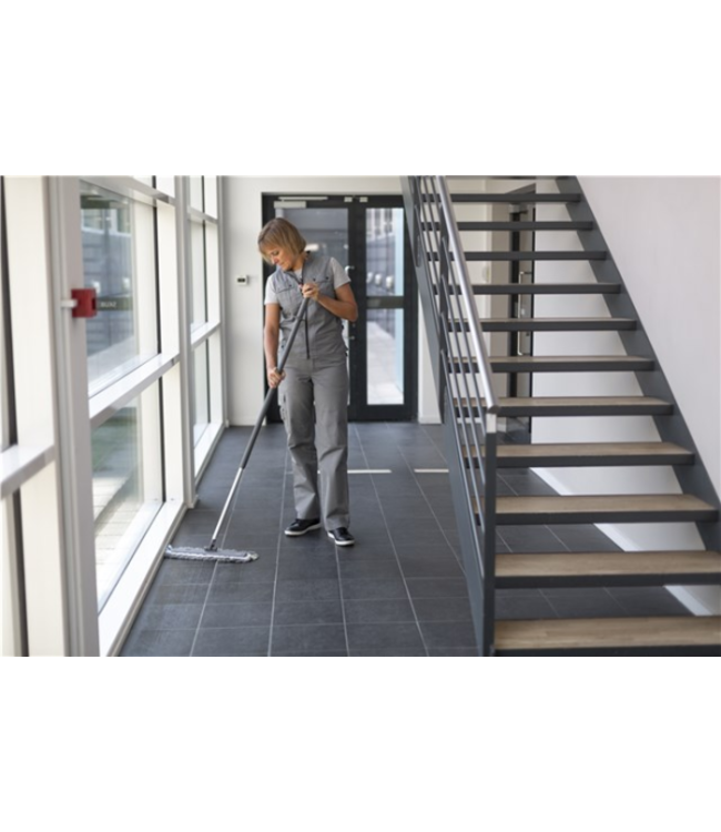 Vikan Topregulierbarer Stiel, Aluminium, 1220-1770 mm, Ø31 mm, Klick-System, Grau