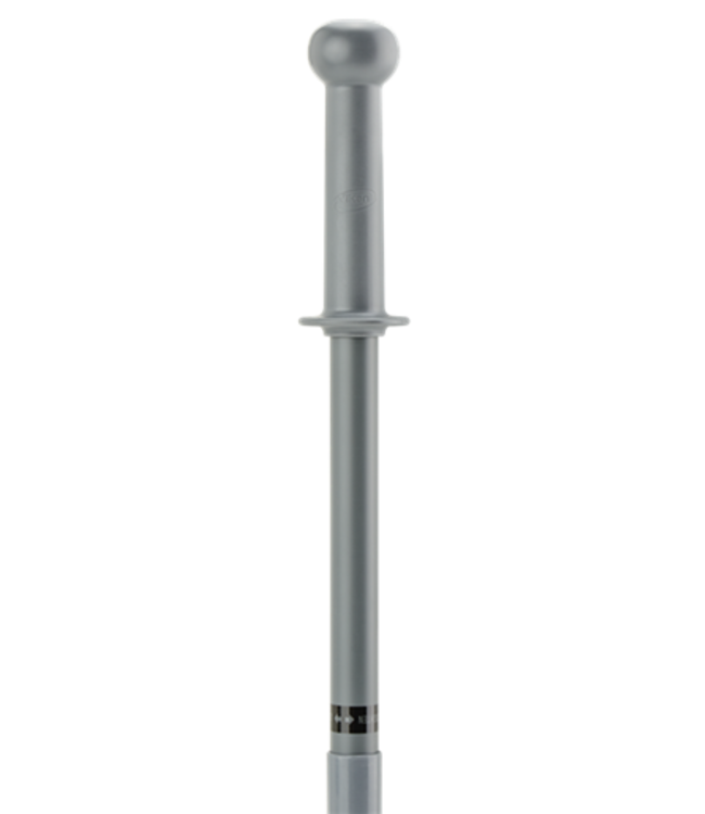 Vikan Teleskopstiel, 580 - 1390 mm, Ø35 mm, Klick-System, Grau