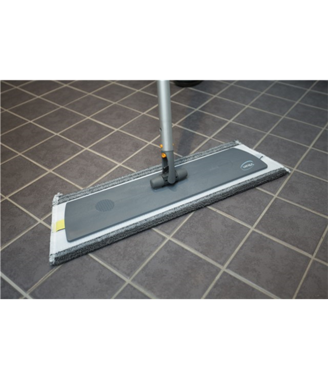 Vikan DampDry 31 Mopp, Klettbezug, 40 cm, Grau (Pack à 5 Stück)