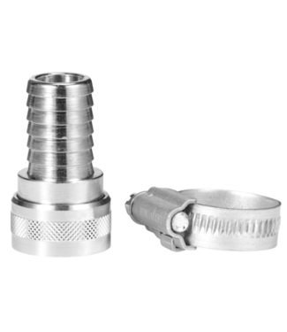Vikan Hygiene Reinigungsgeräte Raccord rapide 1/2" pour tuyau 3/4" (Q)