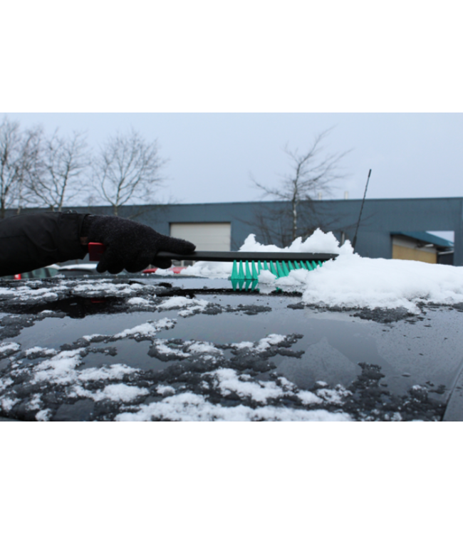 Vikan PKW-Schneebürste mit Eiskratzer, 490 mm, Hart, Schwarz