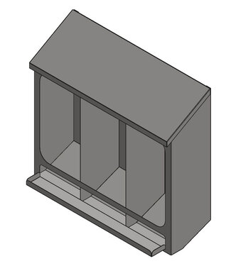 EDYSTAR Distributore di retine per capelli e multidispenser con 3 scomparti