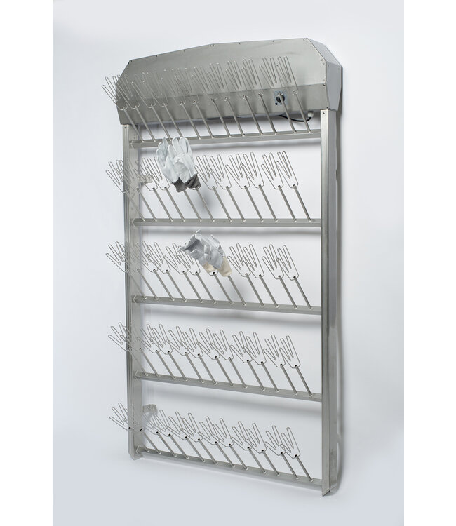 Handschuhtrockner Wandversion High-Flow mit Warmluft