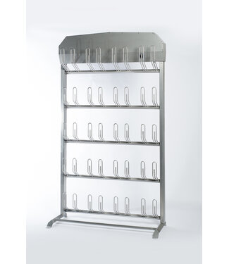 EDYSTAR Edelstahldraht Porta scarpe e zoccoli versione cavalletto con High-Flow con aria calda