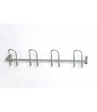 EDYSTAR Edelstahldraht Double barre à crochets pour vêtements