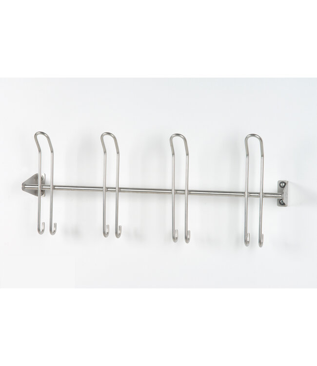 Double barre à crochets pour vêtements -& casques