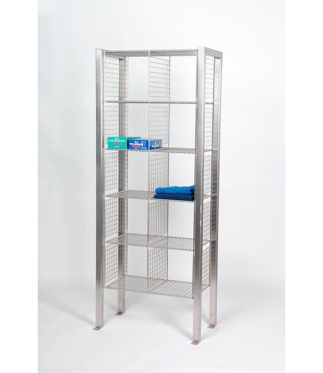 Porte-vêtements version sur pied en treillis métallique