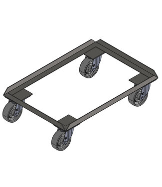 EDYSTAR Carrello in acciaio inox