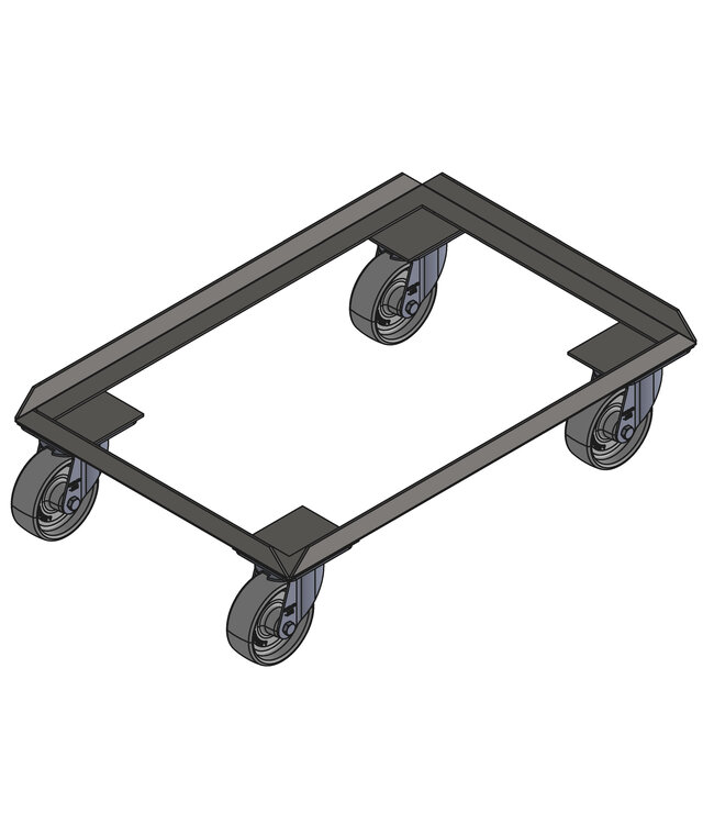 Carrello in acciaio inox