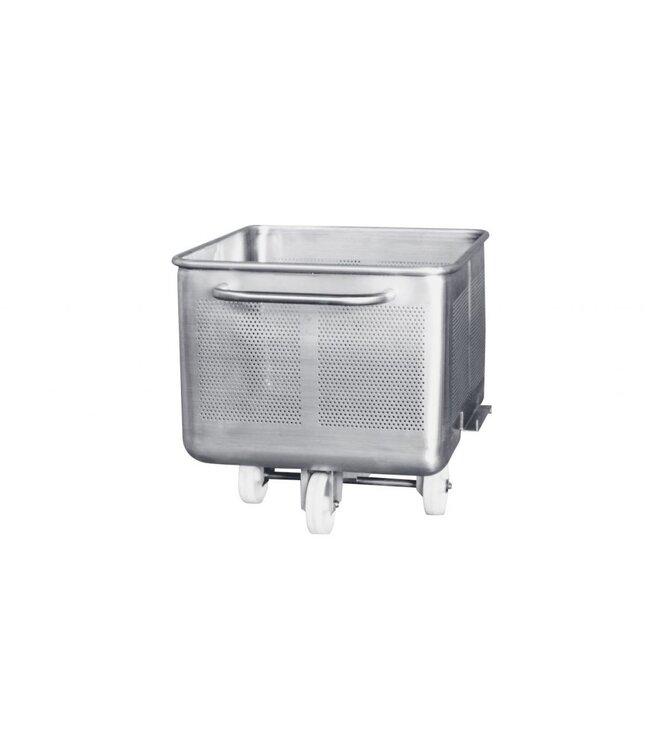 Carrello di sollevamento e carico, forato in acciaio inox