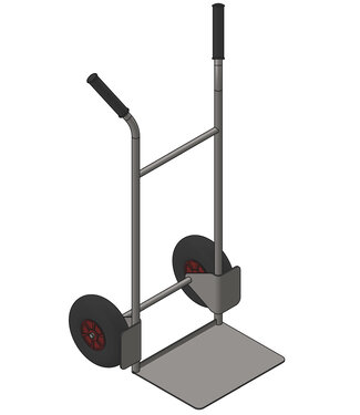 EDYSTAR Carrello a mano con pala grande