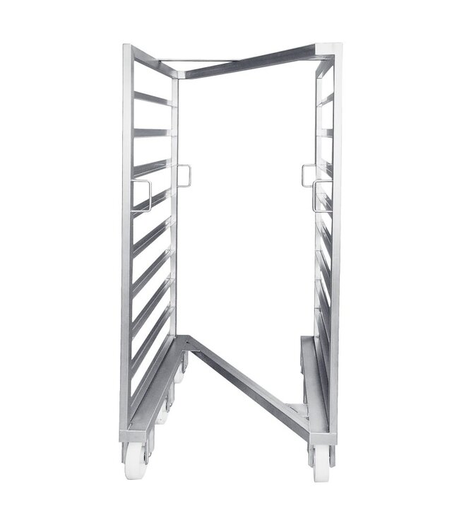 Carrello per fumatori a forma di Z in acciaio inox