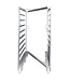 Carrello per fumatori a forma di Z in acciaio inox