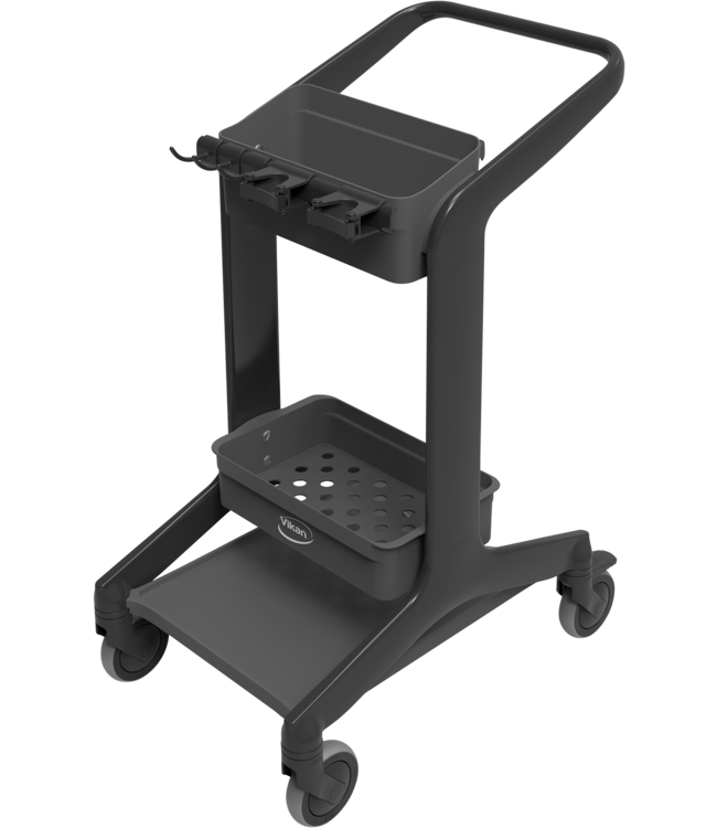 Vikan HyGo Mobile Reinigungsstation mit Abfallsackhalter