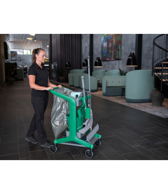 Vikan HyGo Mobile Reinigungsstation mit Abfallsackhalter