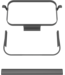 Vikan Kit portasacchetti per rifiuti HyGo, 470 mm, Grigio