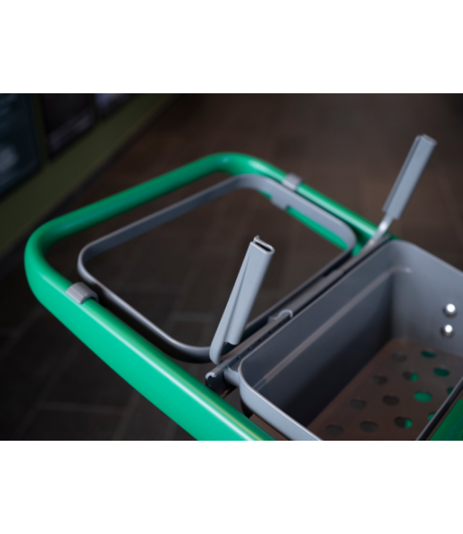 Vikan HyGo Kit de fixation pour sac poubelle, 470 mm, Grise