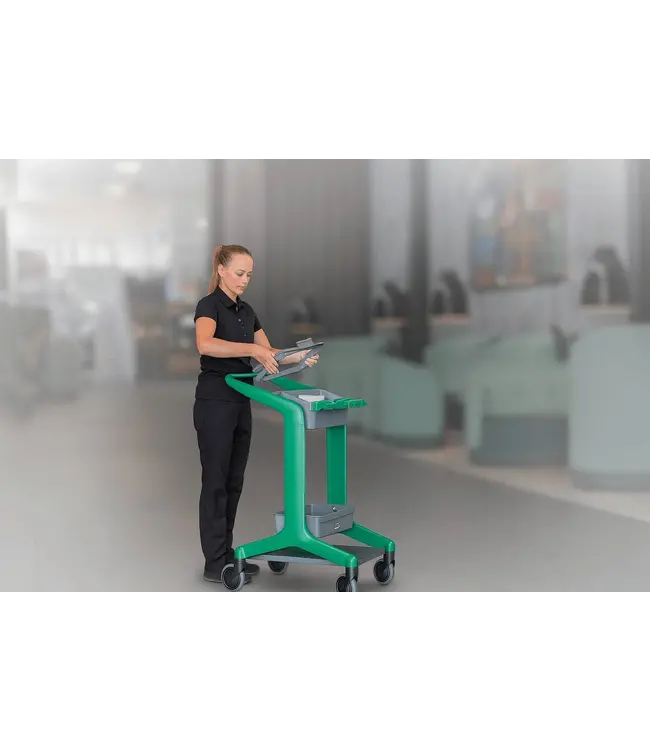 Vikan HyGo Mobile Reinigungsstation mit Abfallsackhalter