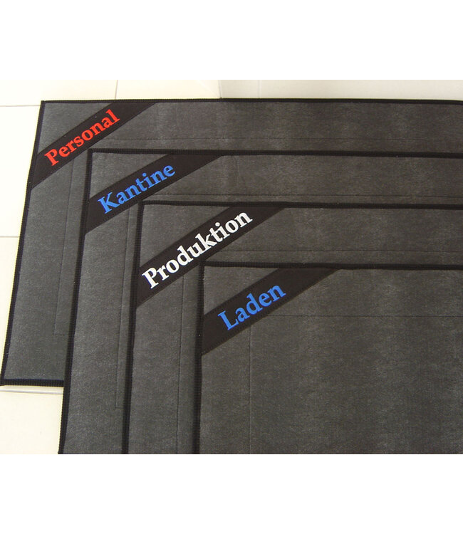 Tapis désinfectant sur mesure - toutes les variantes