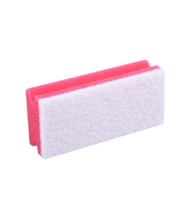 Éponge Rouge, tampon Blanc (lot de 10 pièces)