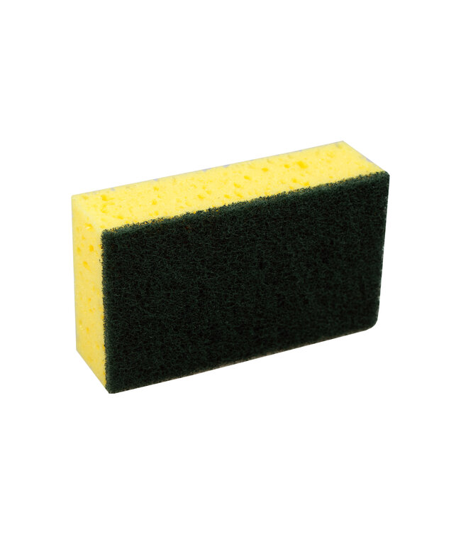 Padschwamm Profi Gelb , Grünes Pad (Pack à 10 Stück)