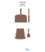 5S Shadow board, version mural, H 1200 x B 400 mm
