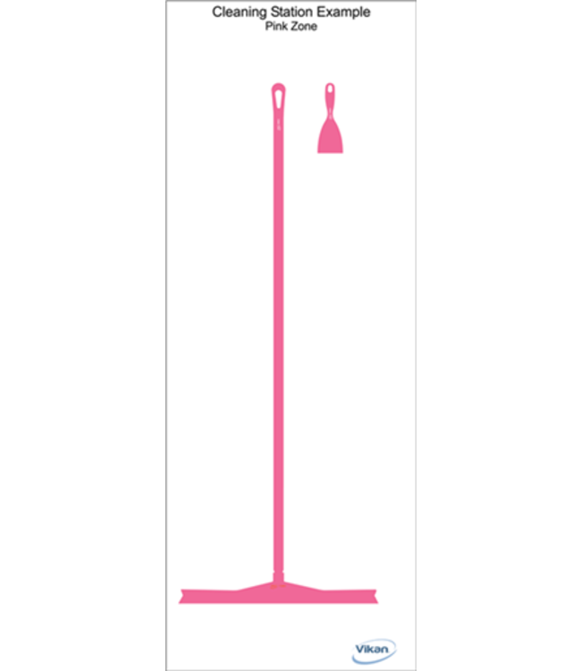 Vikan 5S Shadow board, versione da parete, A 1990 x L 730 mm