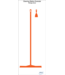 5S Shadow board, versione da parete, H 2000 x B 750 mm