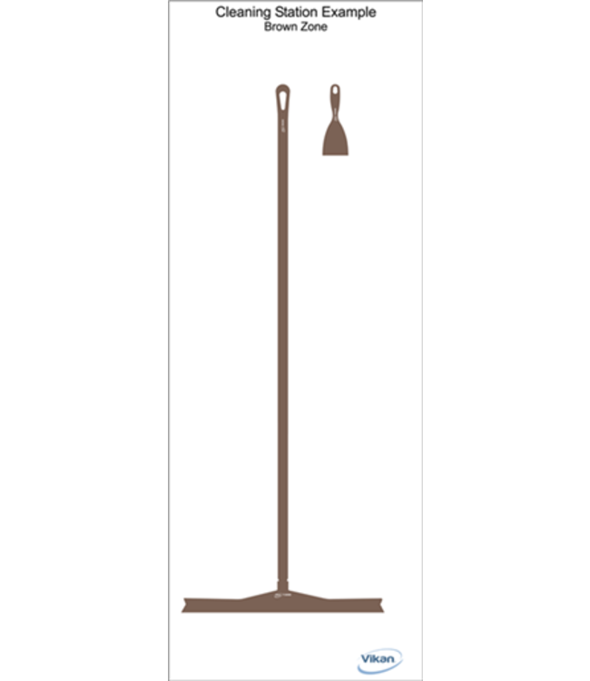 5S Shadow board, versione da parete, H 2000 x B 750 mm